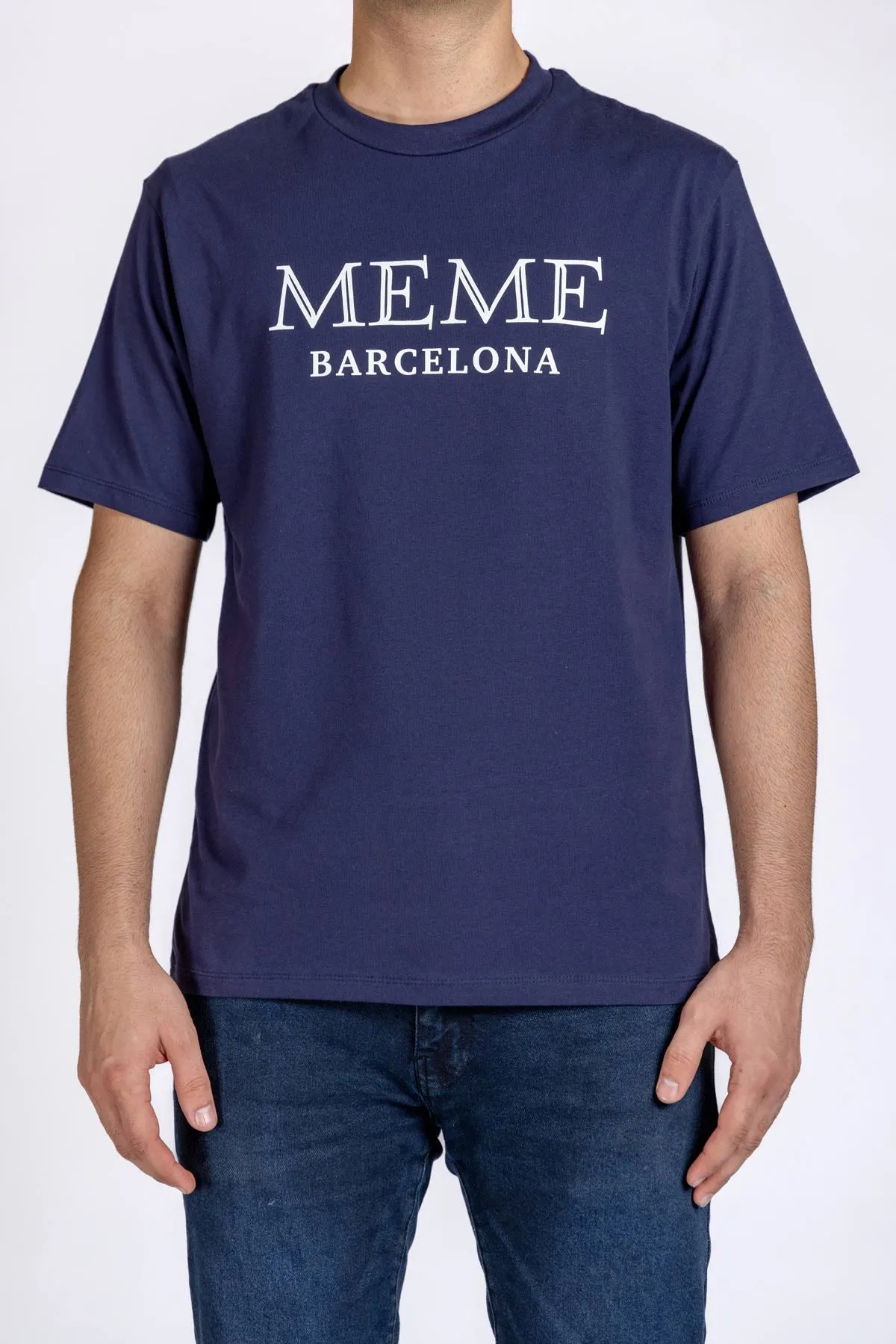 Printed T-Shirt For Men - Navy