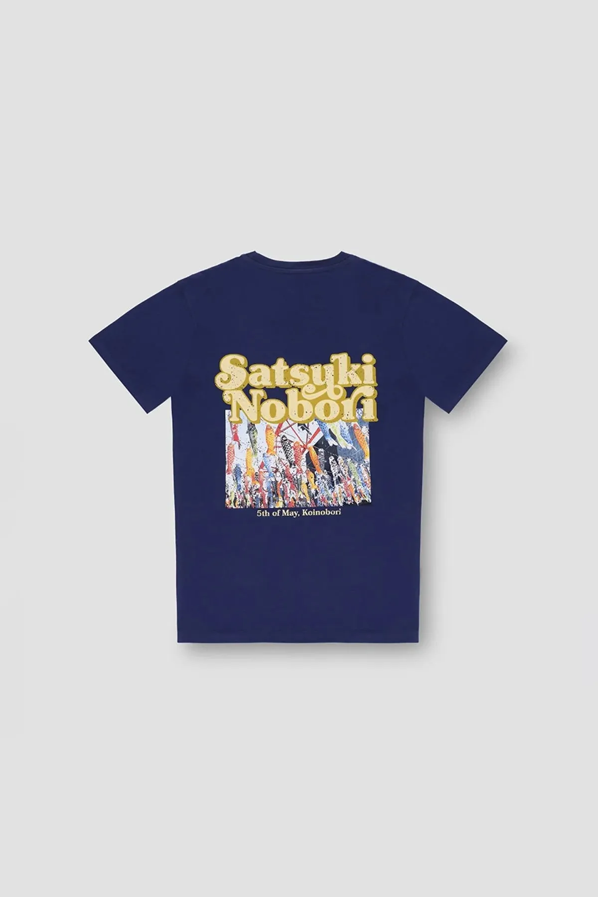 Printed T-Shirt For Men - Navy