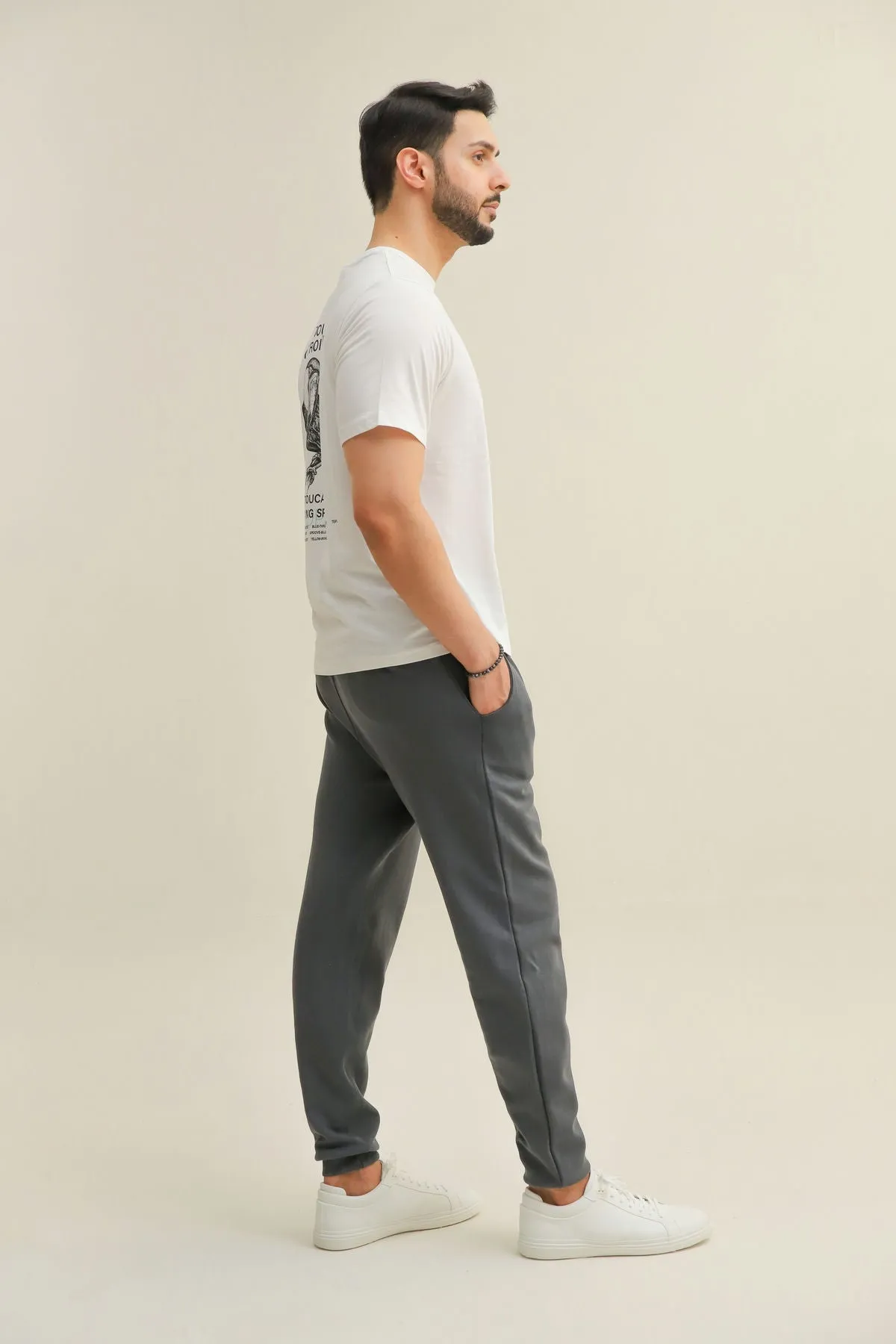 Printed T-Shirt For Men - White
