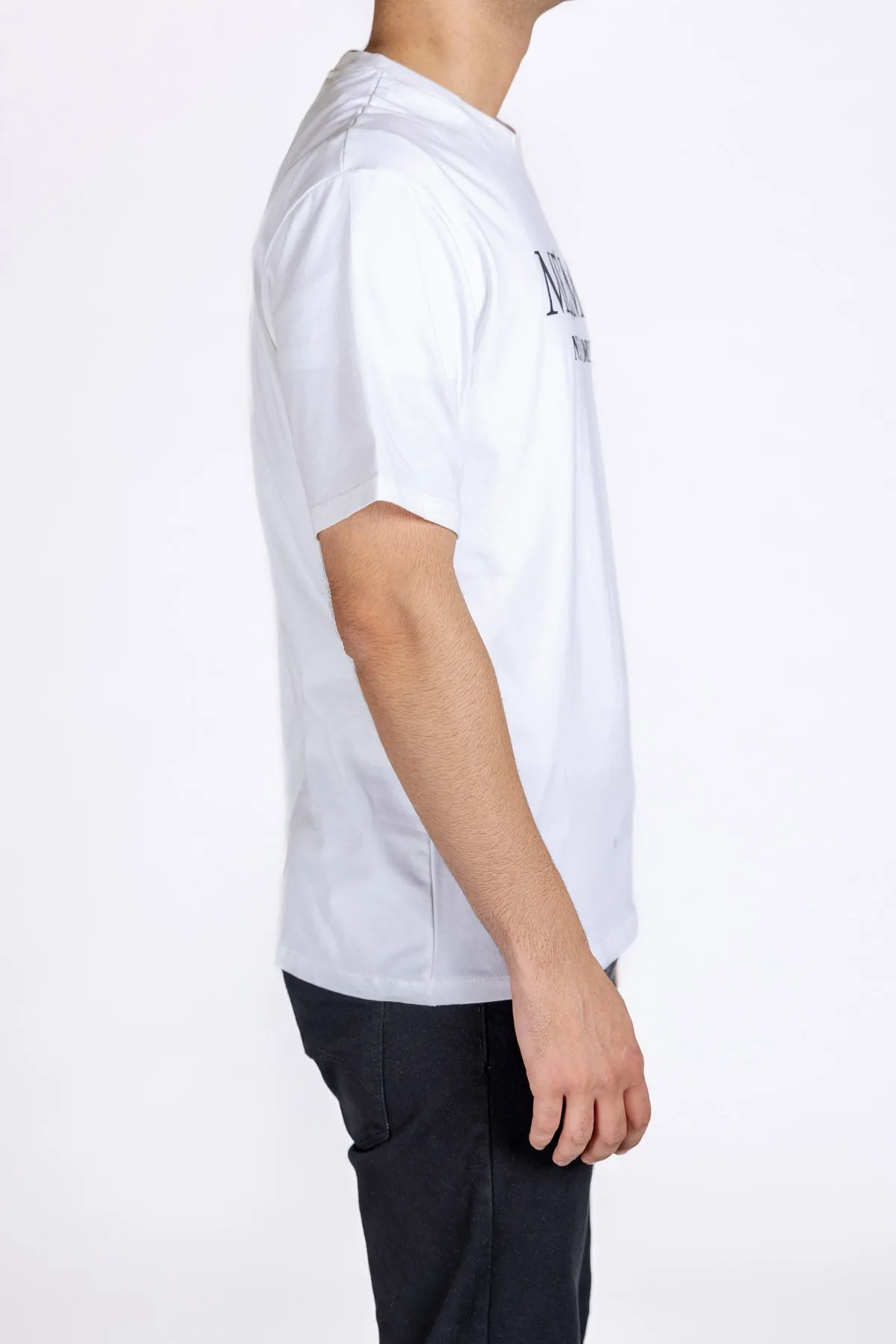 Printed T-Shirt For Men - White