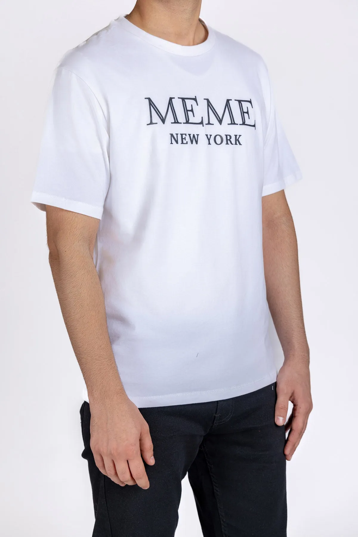 Printed T-Shirt For Men - White