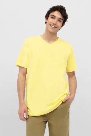 Printed T-Shirt For Men - Yellow