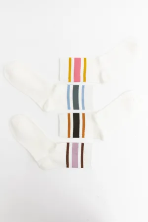 Ringer Crew Socks