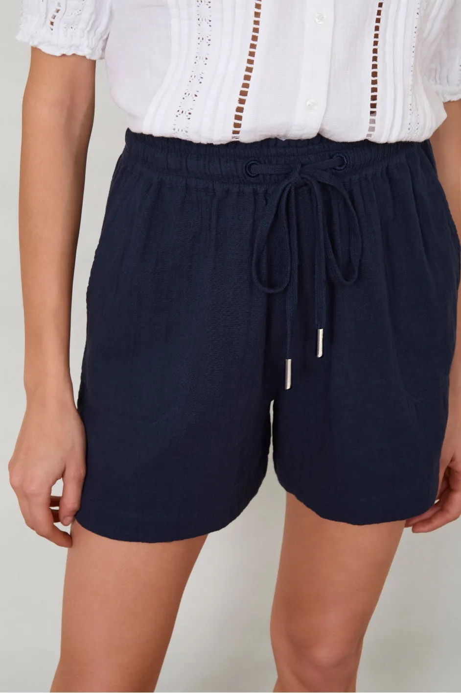 Selene Double Gauze Short - Midnight