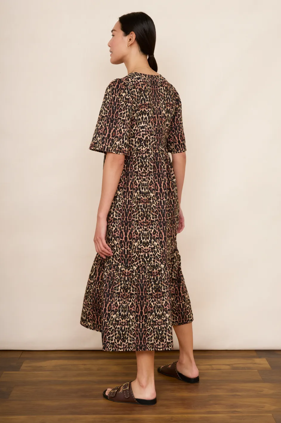Serena Dress - Leopard