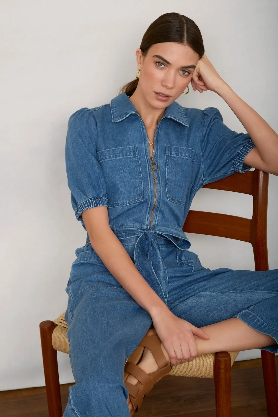 Sidney Jumpsuit - Chambray