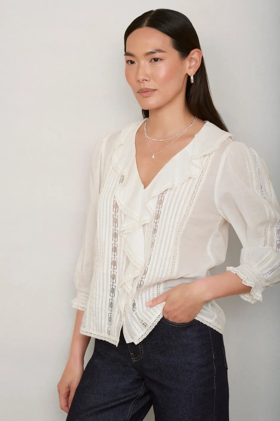 Sierra Blouse - Ivory