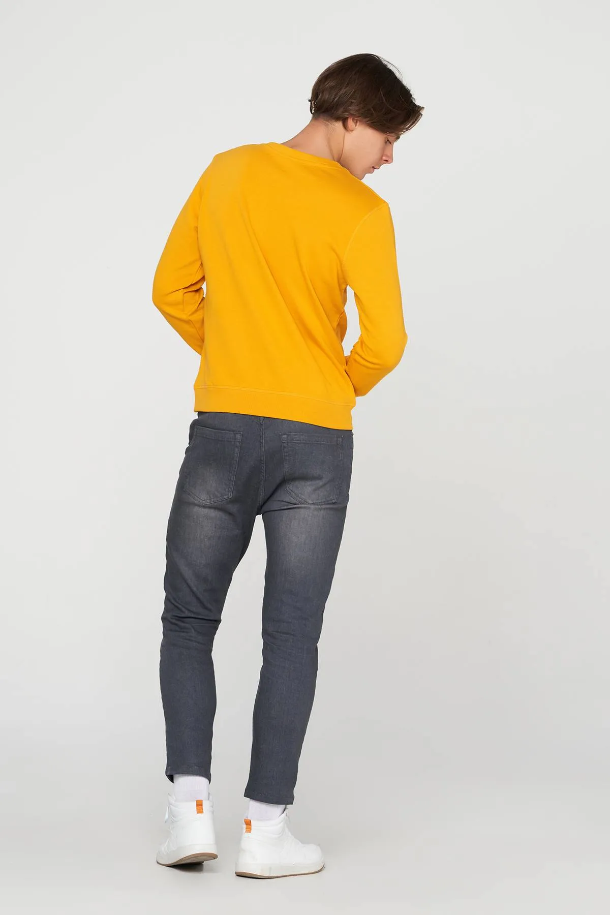 Skinny Fit Jeans For Men - Grey