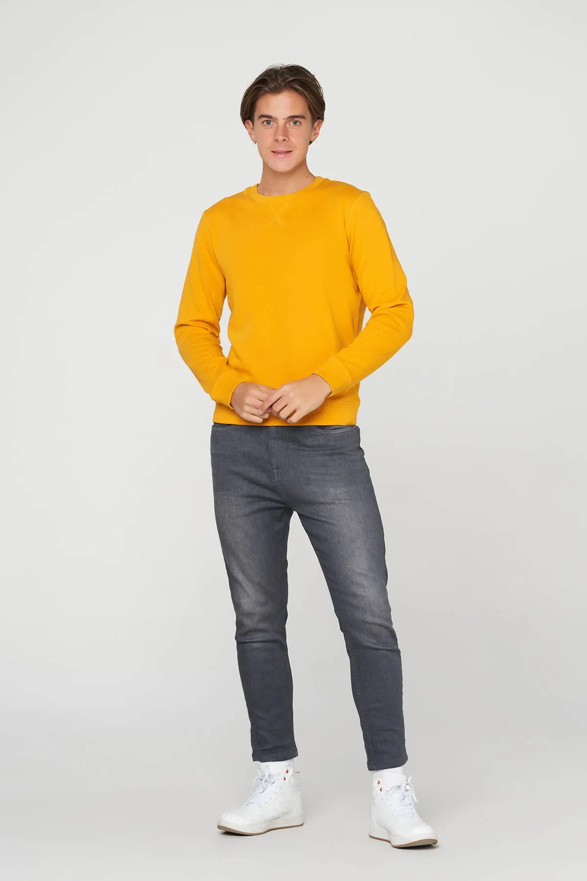 Skinny Fit Jeans For Men - Grey