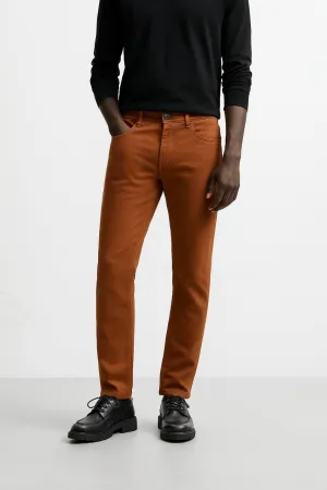 Slim Fit Jeans For Men - Clay - New Arrival