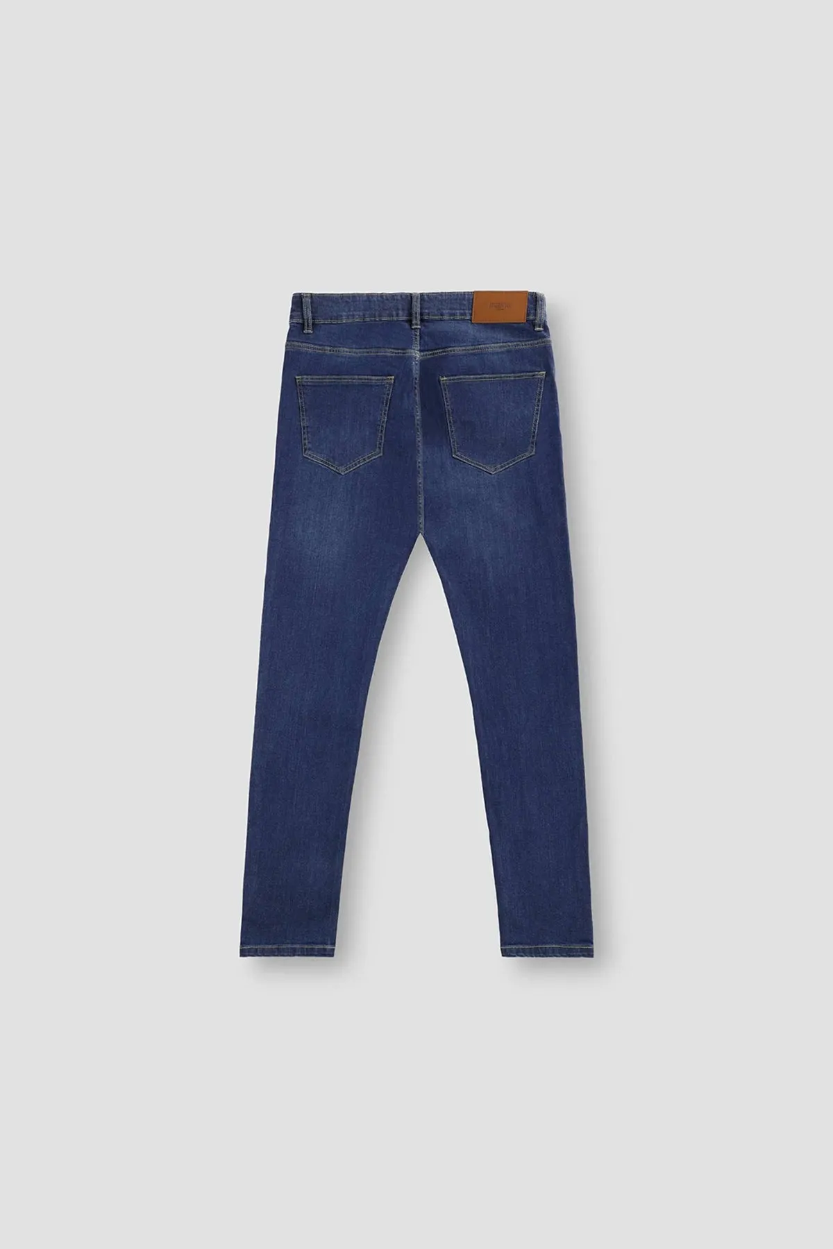 Slim Fit Jeans For Men - Mid Blue