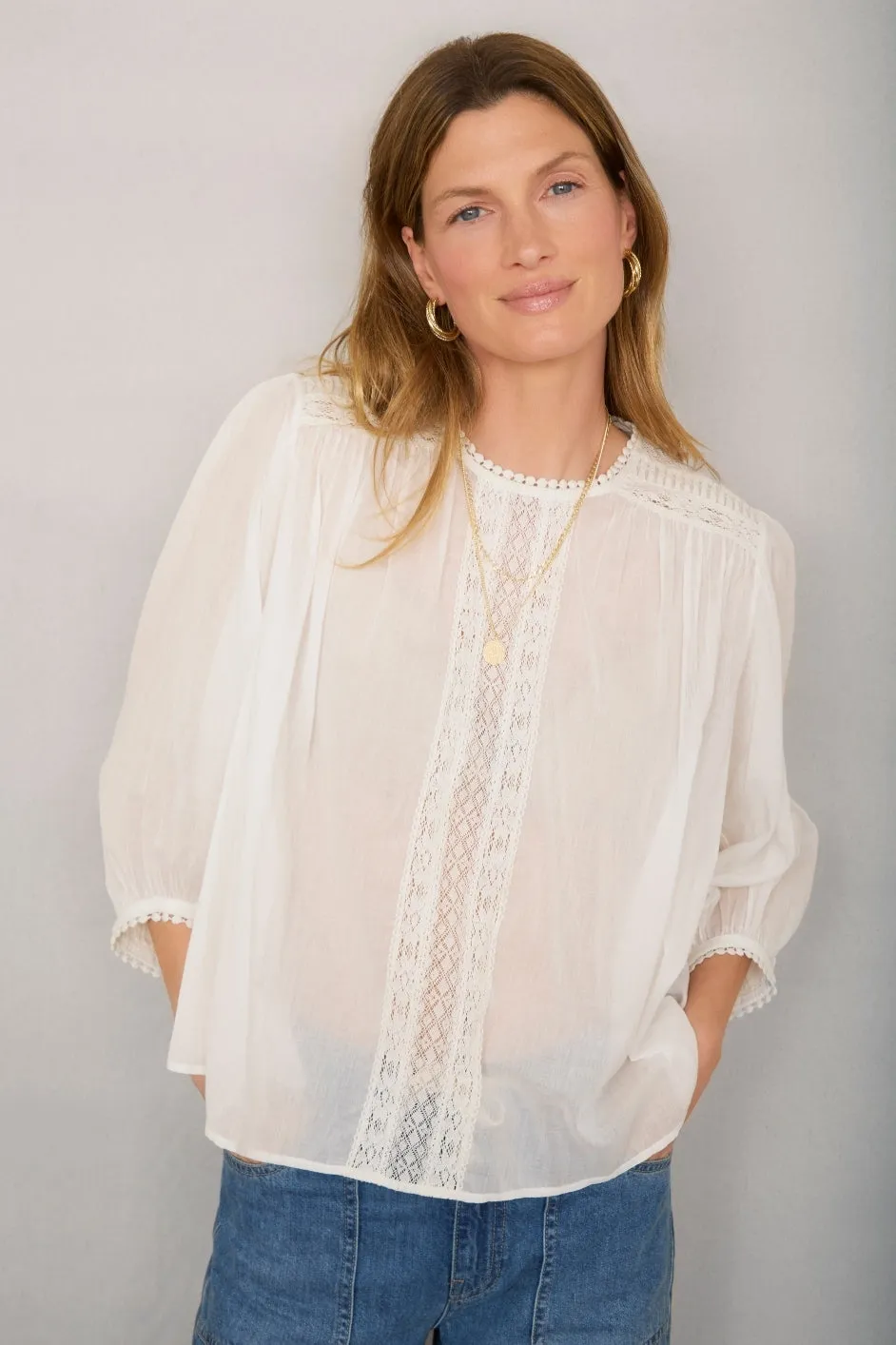Sofie Blouse - Ivory