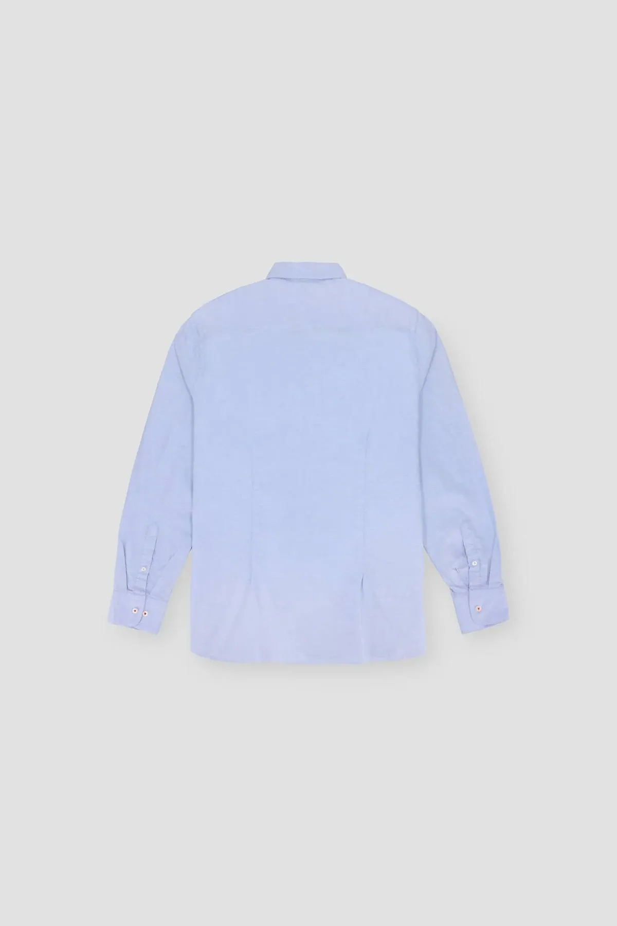 Solid Button Down Shirt For Men - Blue