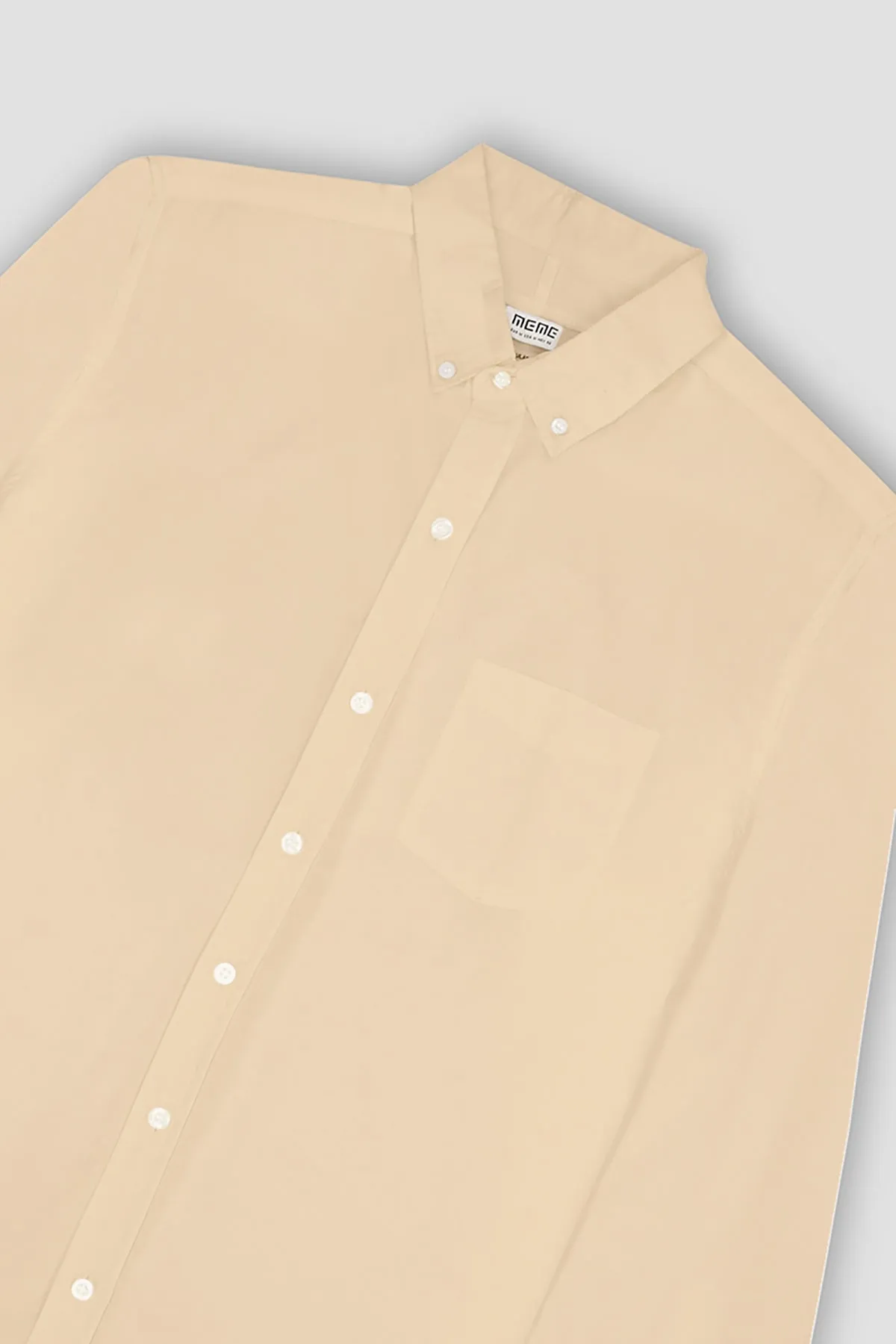 Solid Button Down Shirt For Men - Semoline