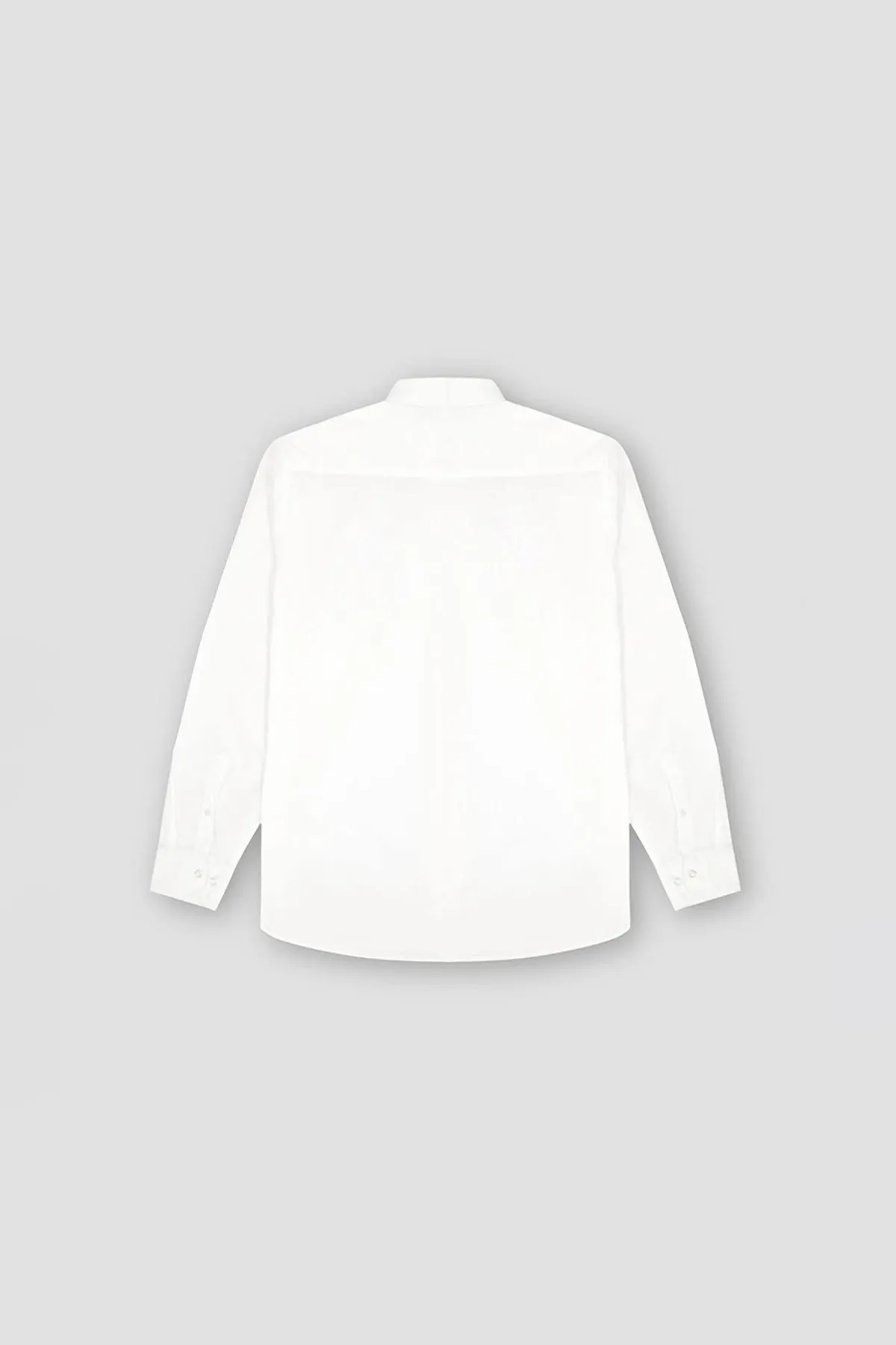 Solid Button Down Shirt For Men - White
