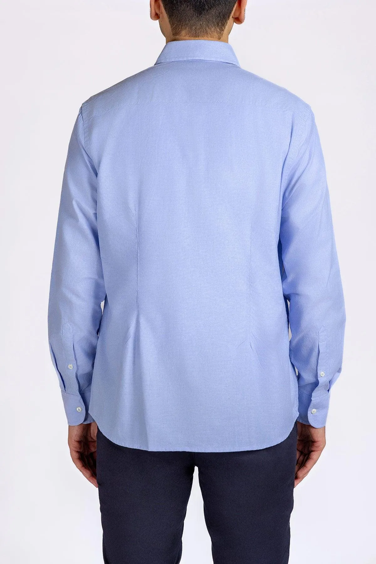 Solid Shirt For Men - Light Blue
