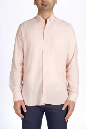 Solid Shirt For Men - Peach