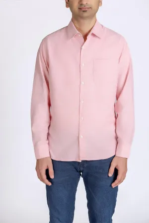 Solid Shirt For Men - Peach