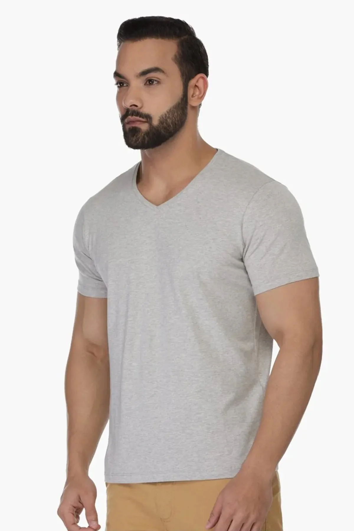 Solid T-Shirt For Men - Cotton Seed - New Arrival