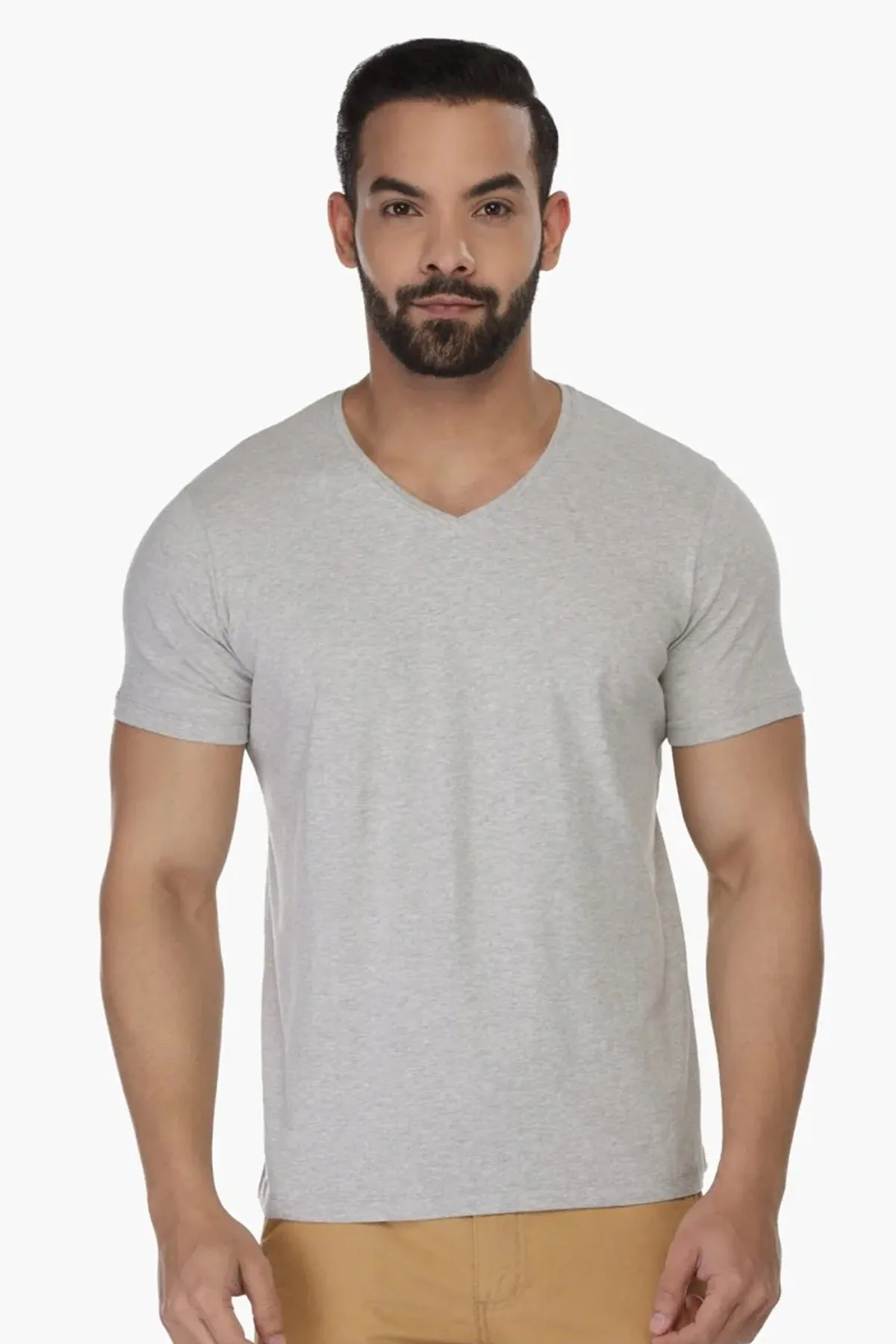 Solid T-Shirt For Men - Cotton Seed - New Arrival