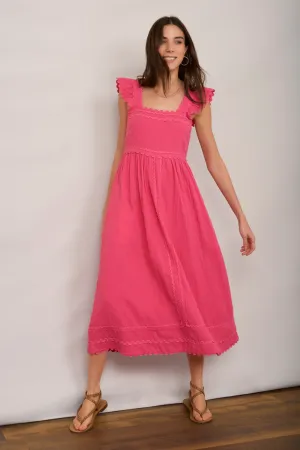 Sophia Dress - Raspberry Pink