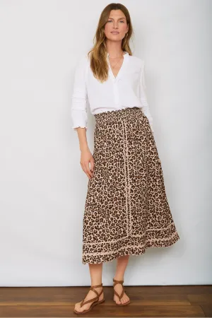 Sophia Skirt - Leopard