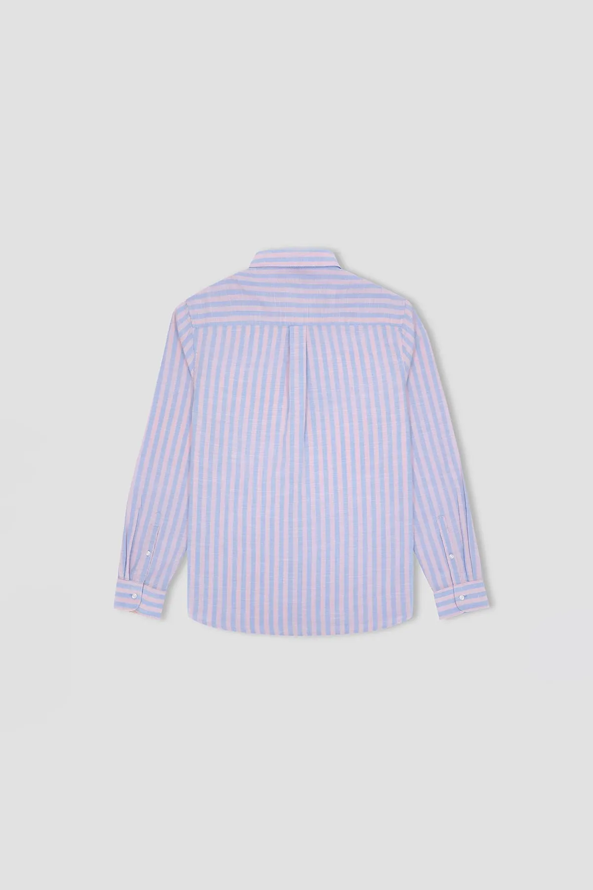 Stripe Button Down Shirt For Men - Blue Stripe