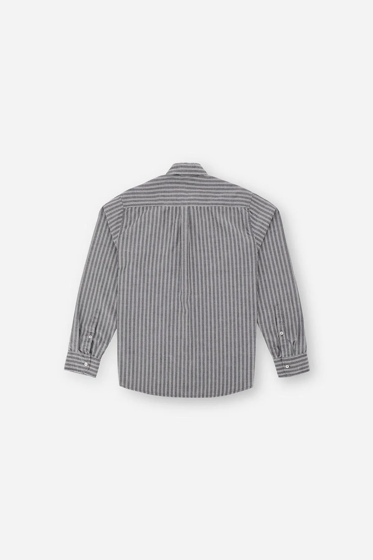 Stripe Button Down Shirt For Men - Grey Stripes