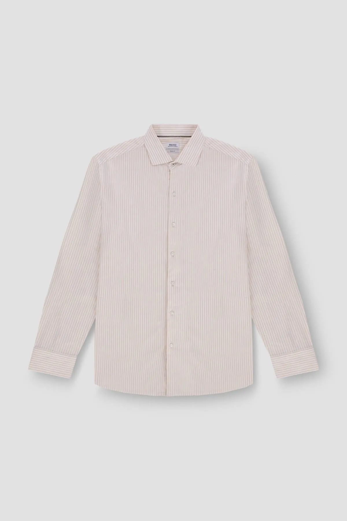 Stripe Shirt For Men - Beige