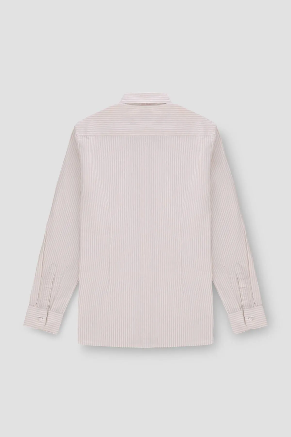 Stripe Shirt For Men - Beige