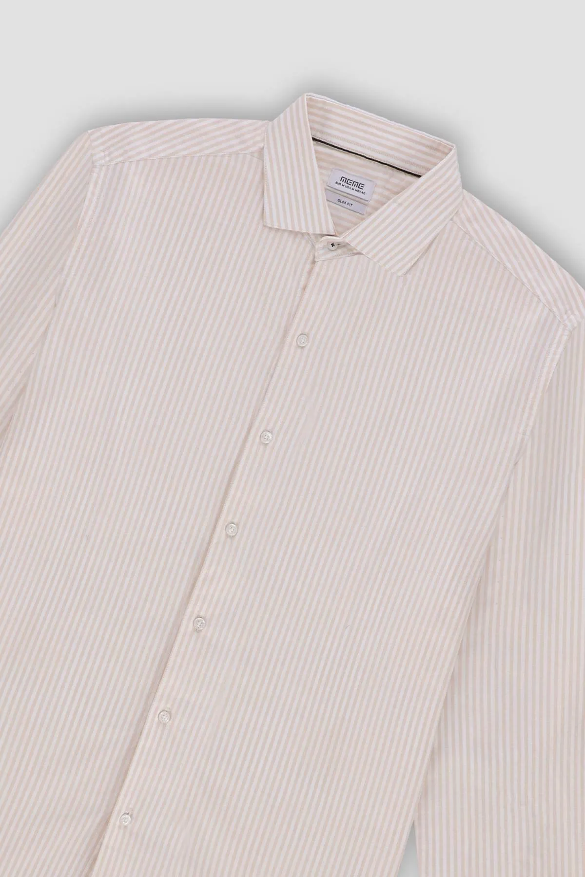 Stripe Shirt For Men - Beige