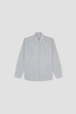 Stripe Shirt For Men - Black