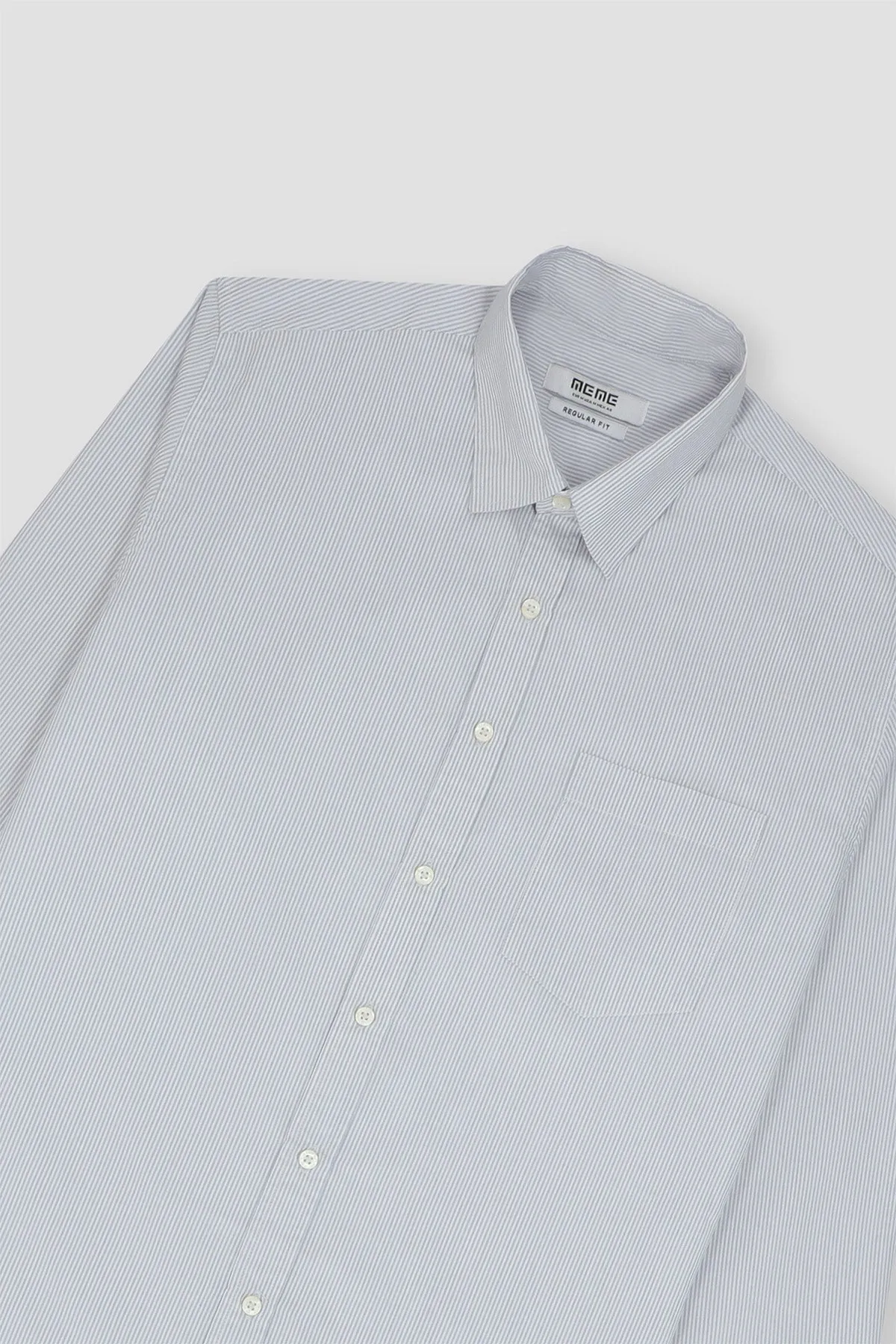 Stripe Shirt For Men - Grey Stripes