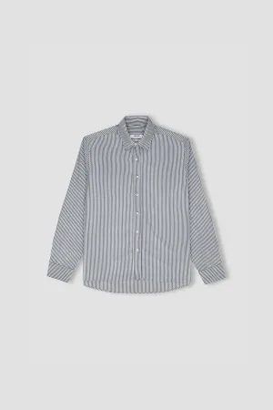 Stripe Shirt For Men - Grey
