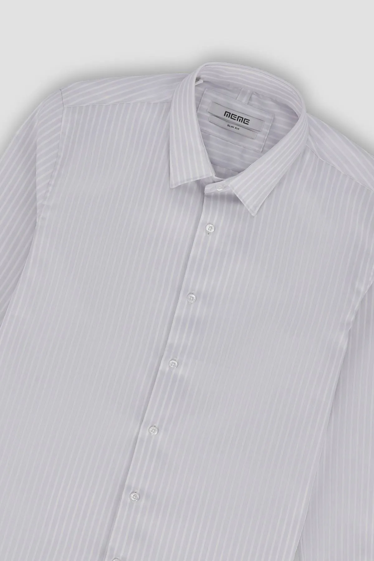 Stripe Shirt For Men - Grey