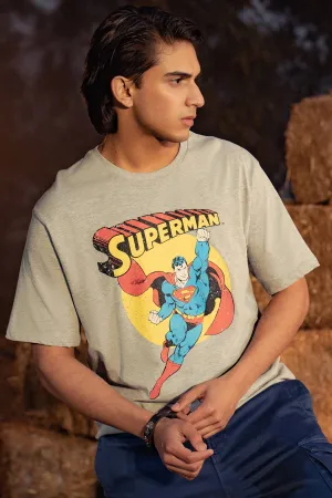 Superman T-Shirt For Men - Heather Grey