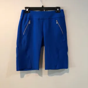 Tail pullon shorts, zip pockets, slits GF4593-8086