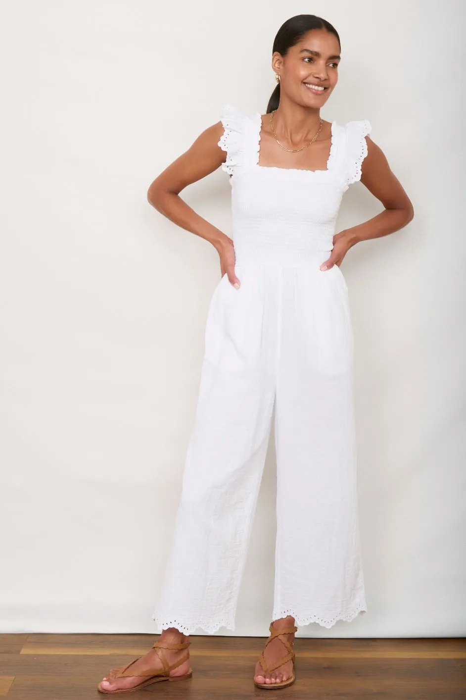 Tasia Jumpsuit - White