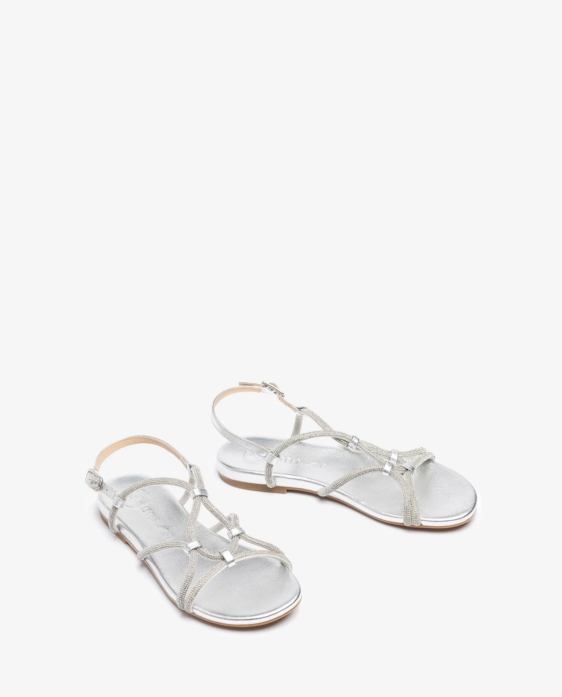 Unisa Copper Gladiator Silver Sandal
