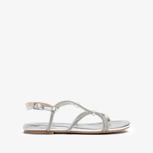 Unisa Copper Gladiator Silver Sandal