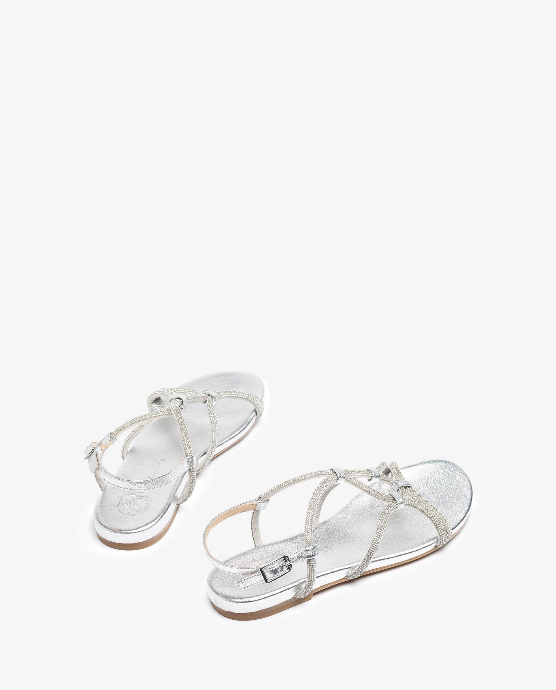 Unisa Copper Gladiator Silver Sandal