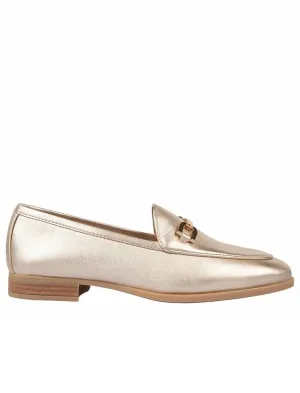 Unisa Dalcy Gold Loafers