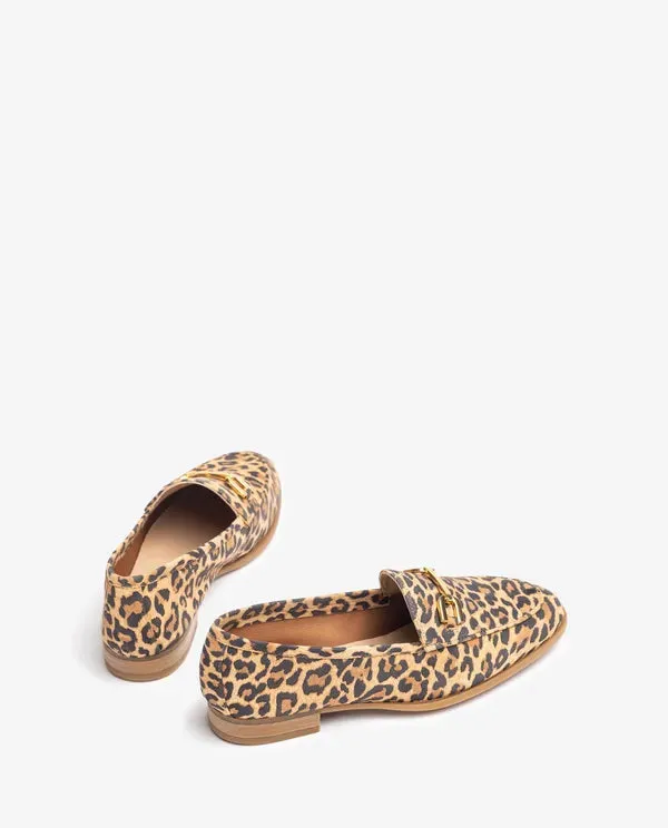 Unisa Dalcy Leopard Print Loafers