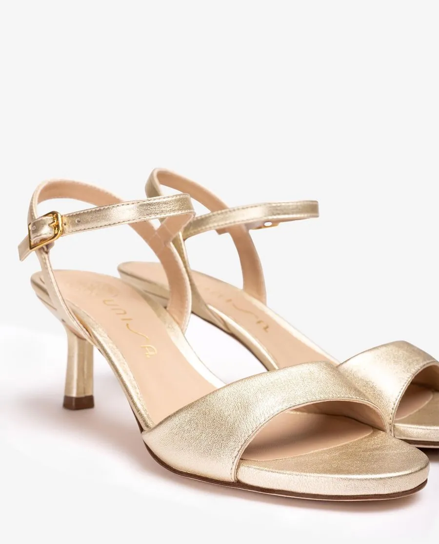 Unisa Nahia Gold Sandal