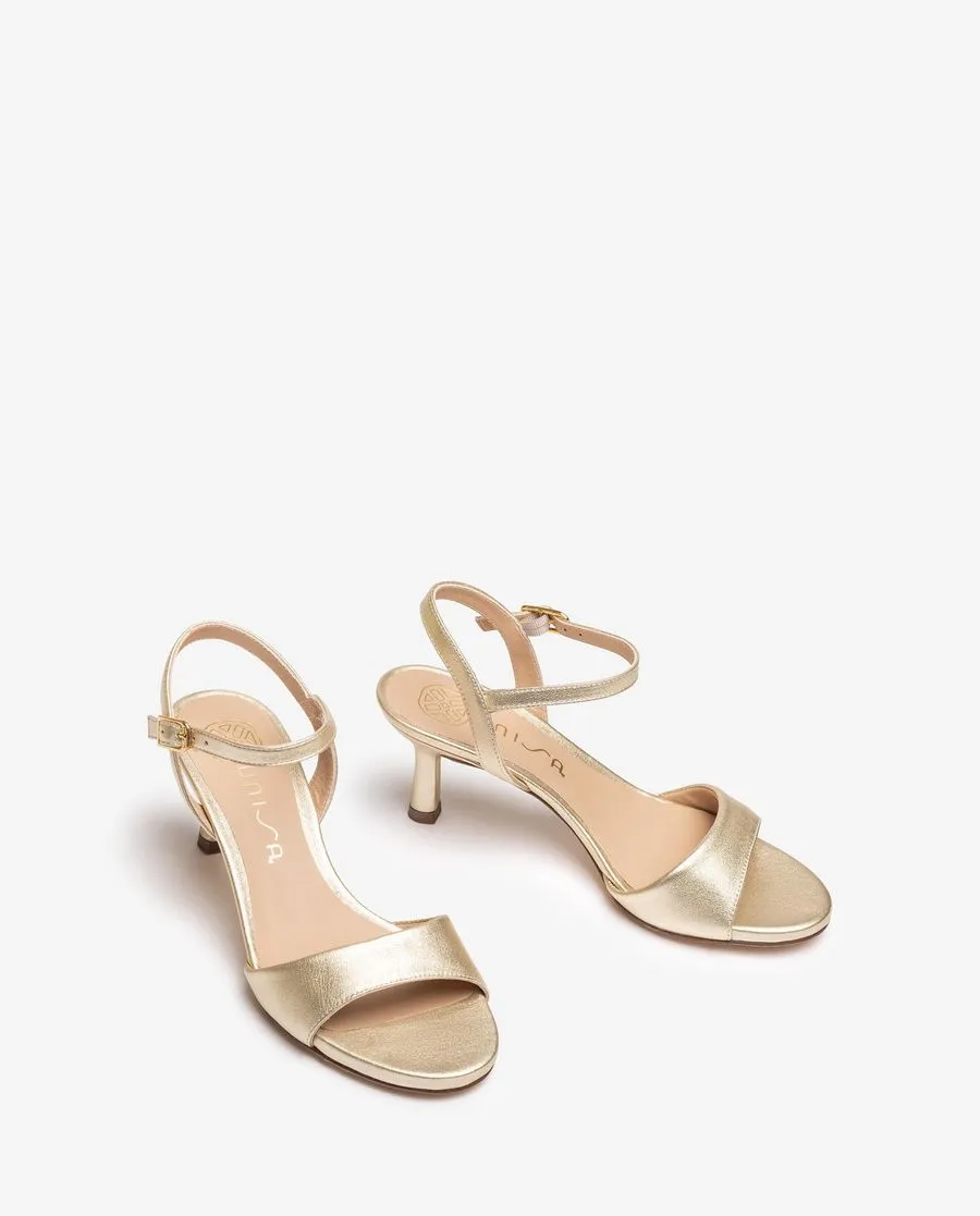 Unisa Nahia Gold Sandal
