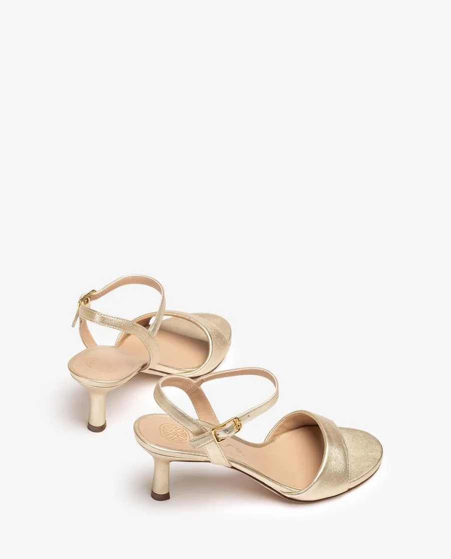 Unisa Nahia Gold Sandal